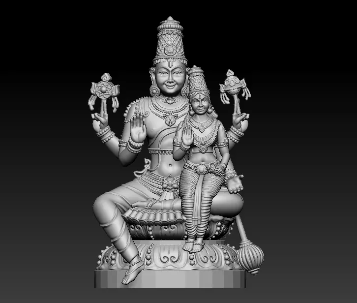 laxmi narayan 3d printed model 3D print model