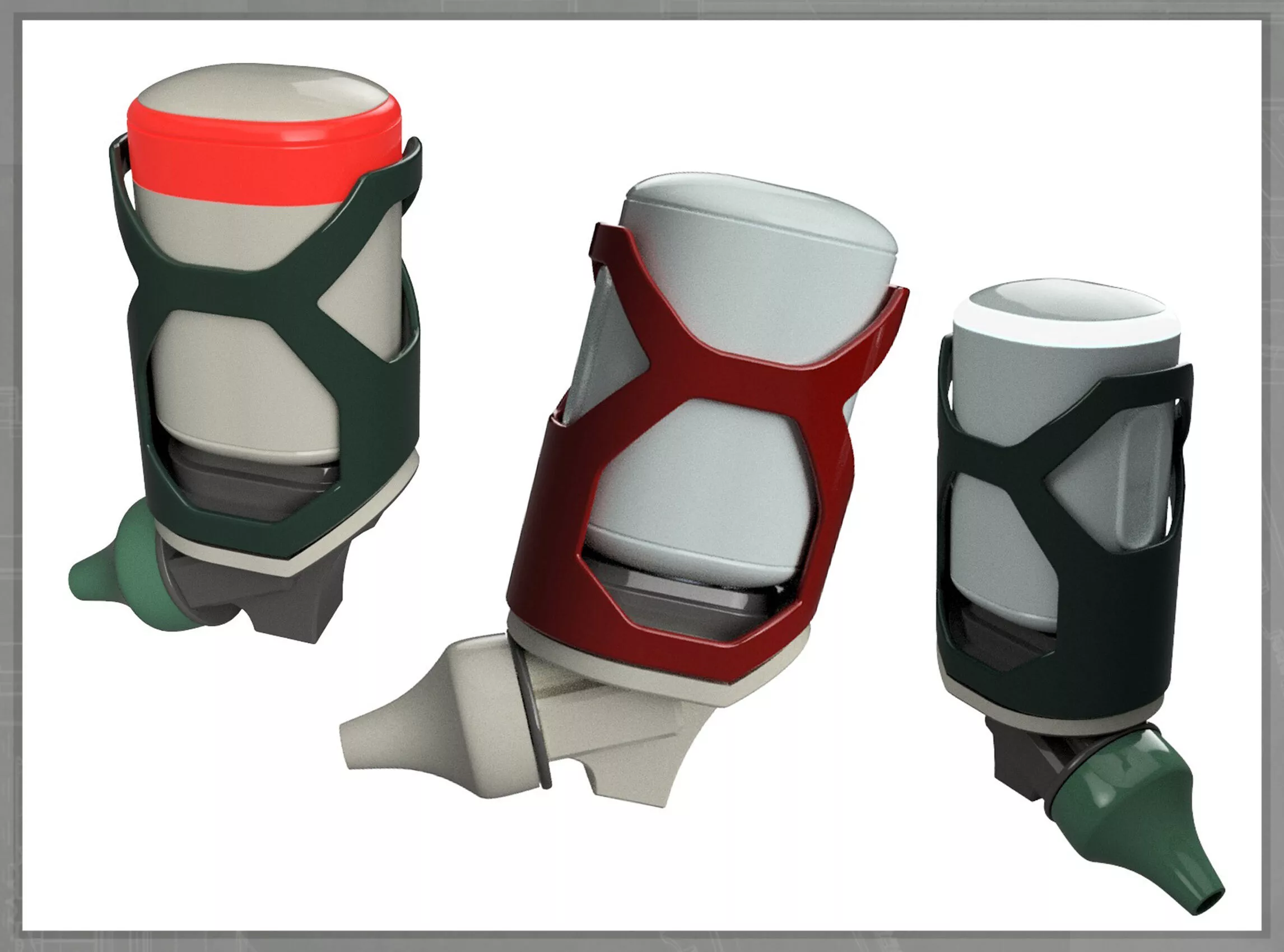 Health Inhaler Cyberpunk 2077 3D print model