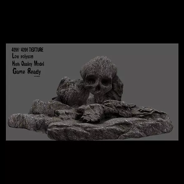 Skull Cave 3D model