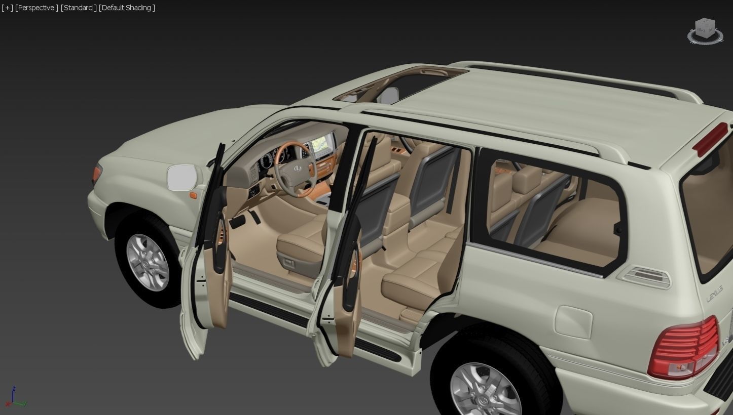 Lexus LX 470 3D model_13