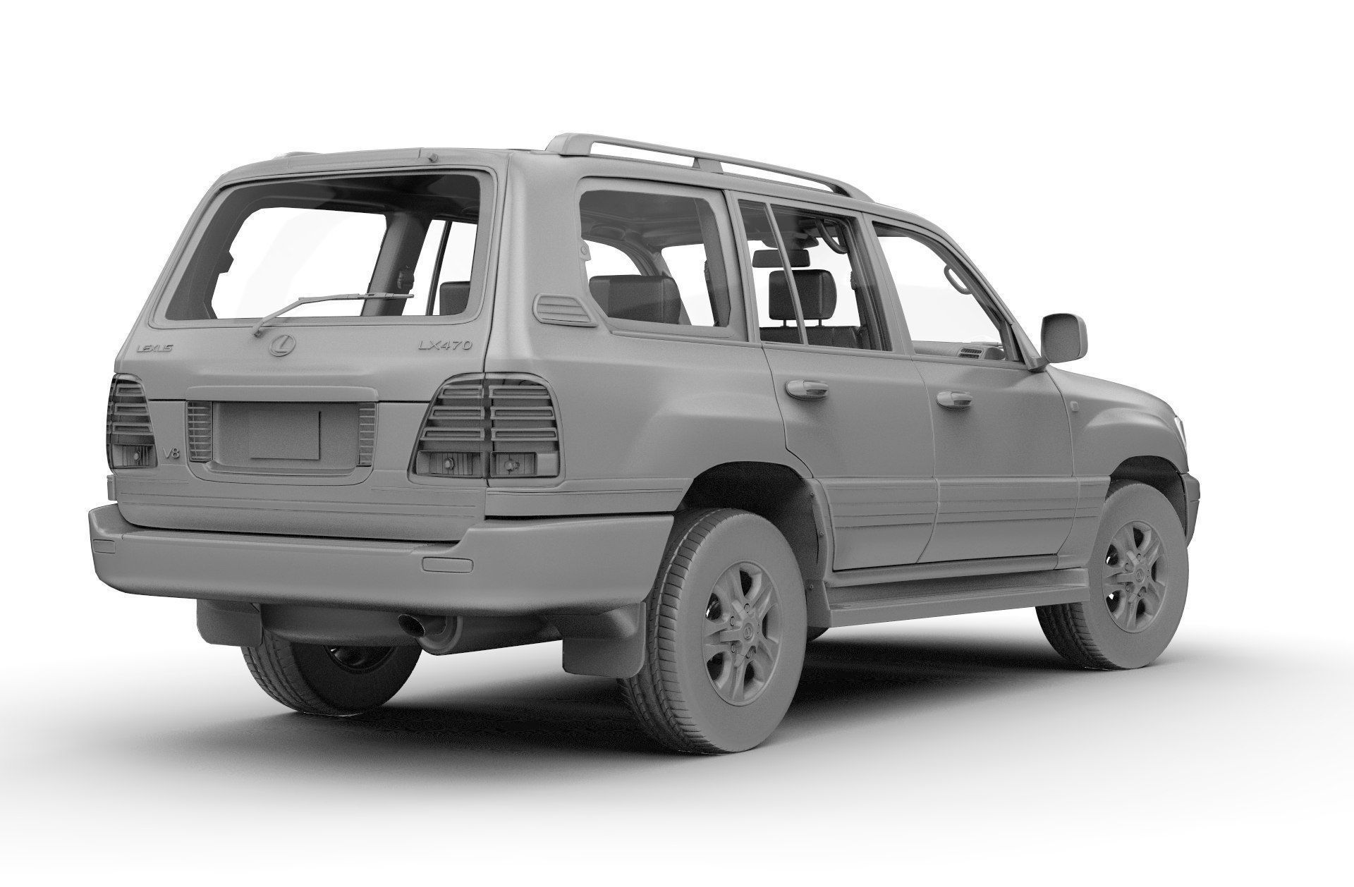 Lexus LX 470 3D model_8