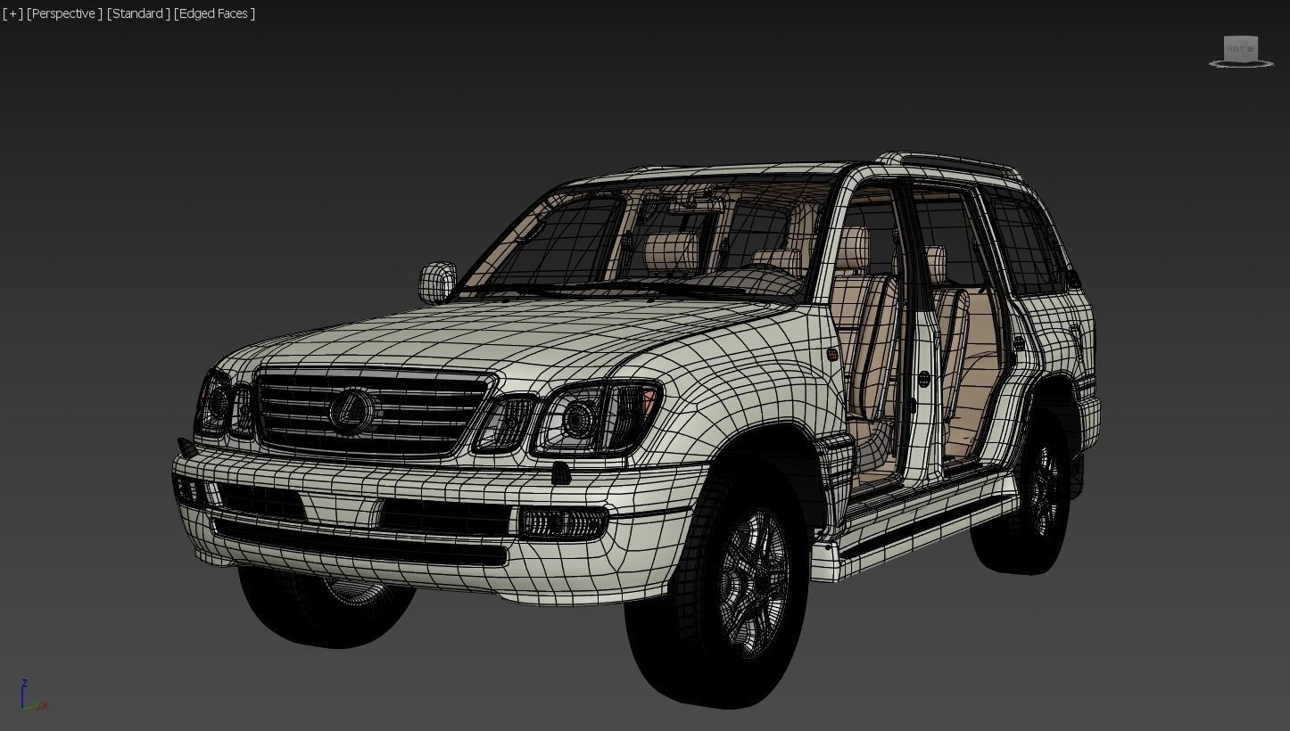 Lexus LX 470 3D model_16