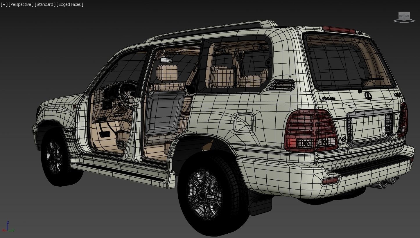 Lexus LX 470 3D model_17