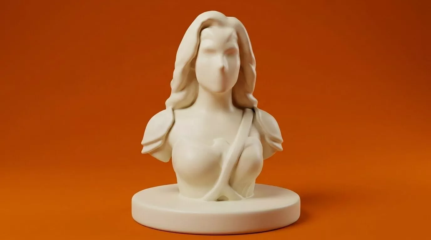 Wonder Woman Bust 3D model