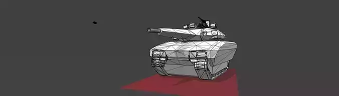PL 01 Tank 3D print model