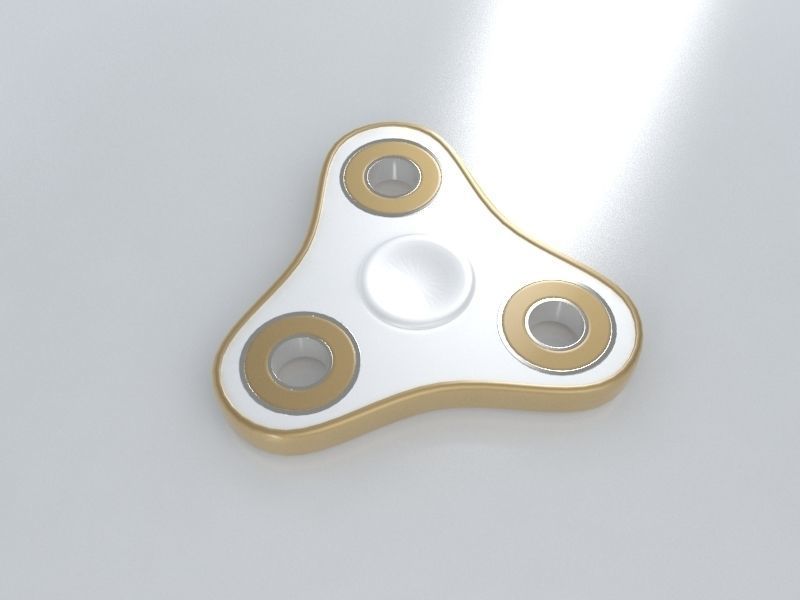 8 Spinner Fidget Widget - Pack 02 3D model_3