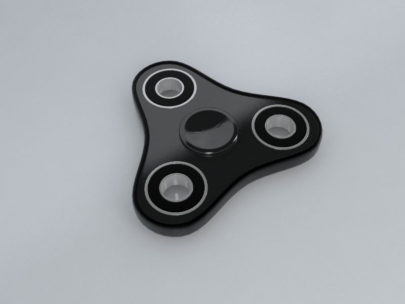 8 Spinner Fidget Widget - Pack 02 3D model_6