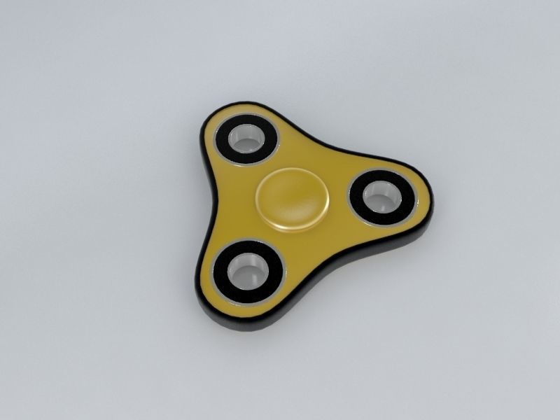 8 Spinner Fidget Widget - Pack 02 3D model_8