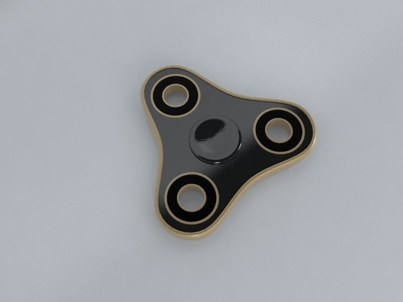 8 Spinner Fidget Widget - Pack 02 3D model_1