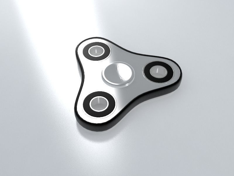 8 Spinner Fidget Widget - Pack 02 3D model_7