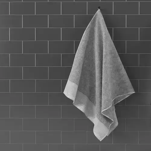 towels hq 3d model with textures 