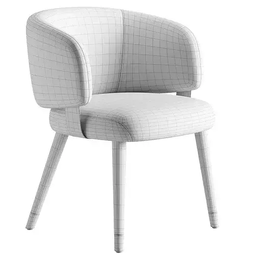 Charlotte Chair 3D model 5