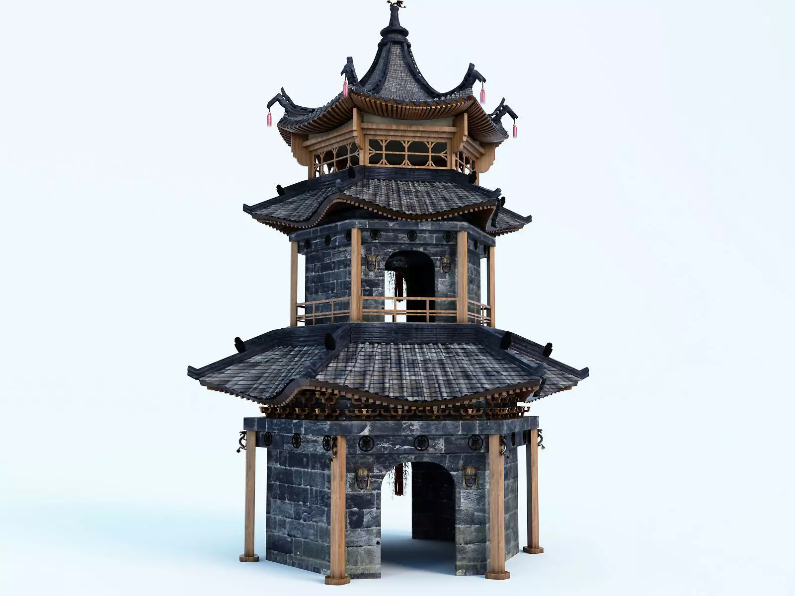 Chinese Pavilion V2 3D model