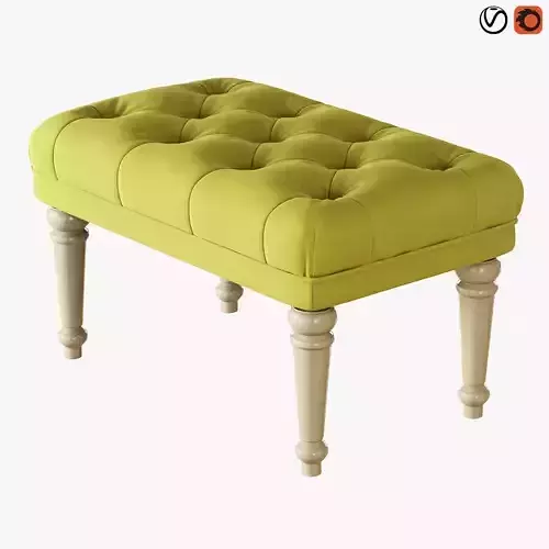 Pouf Louis-Philippe 3D model