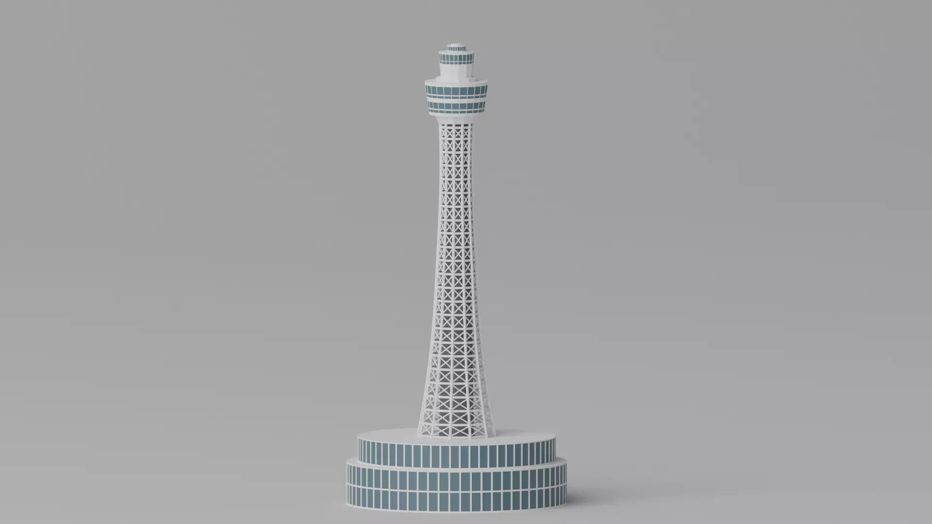 Japan Yokohama Marine Tower 3D model