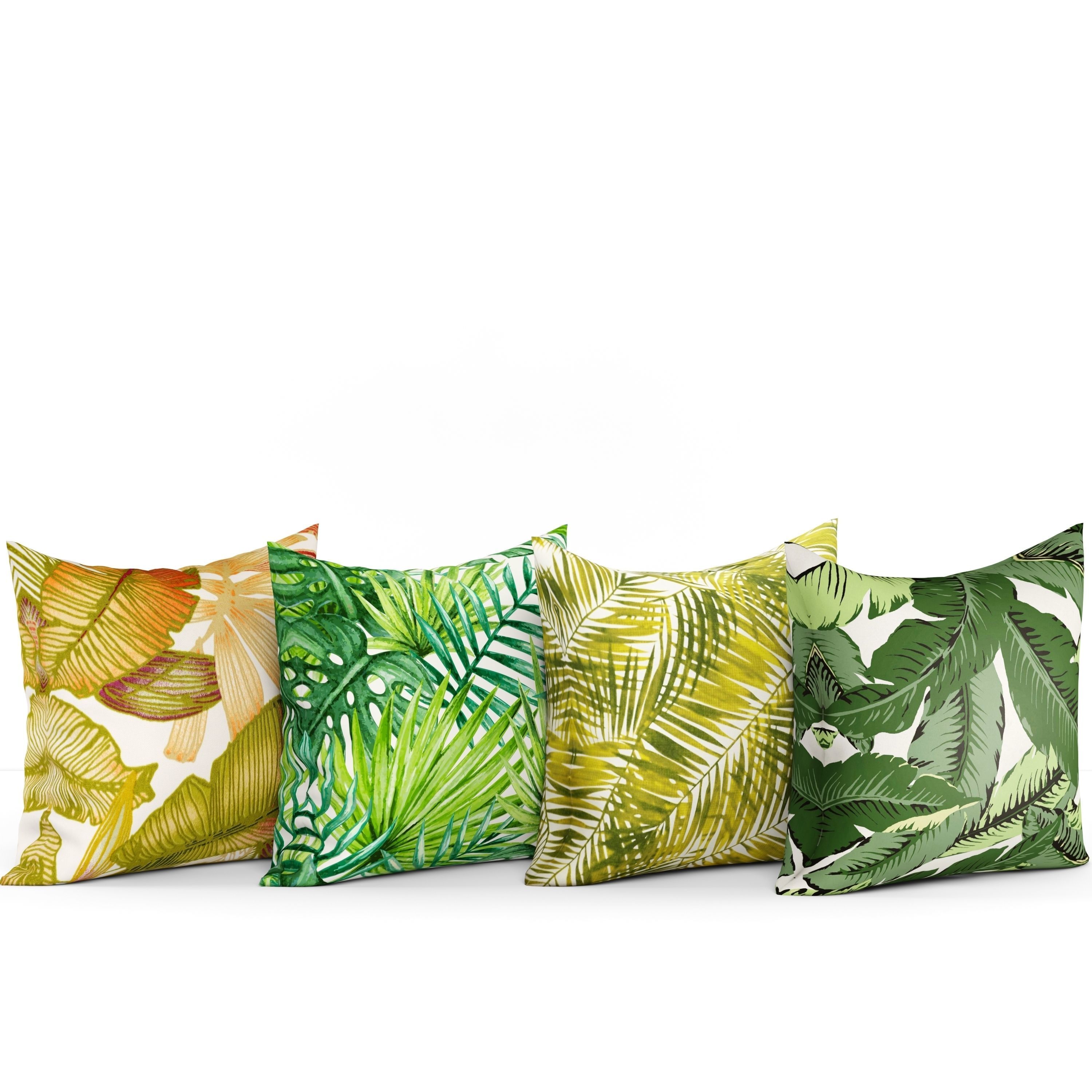 Collection of decorative pillows Birch Line 3 3D model_1
