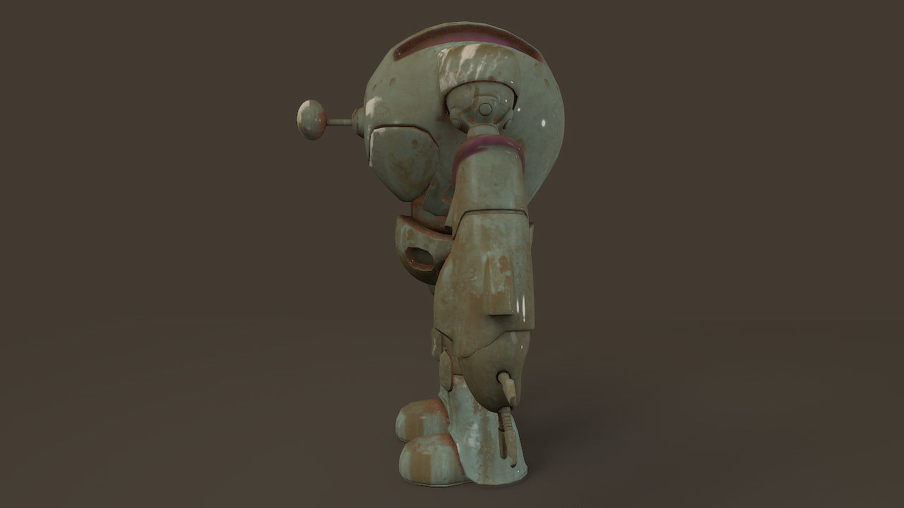 robot for games 3D model_5