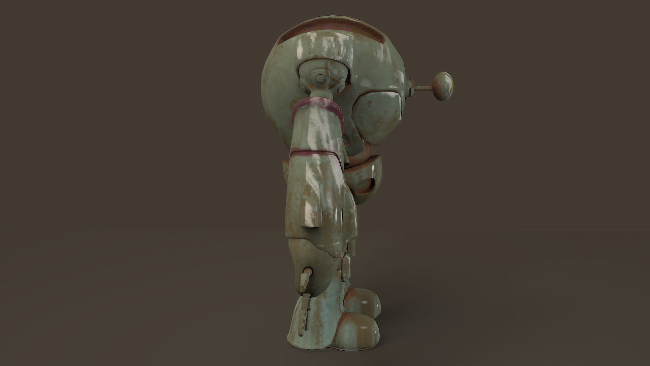 robot for games 3D model_4