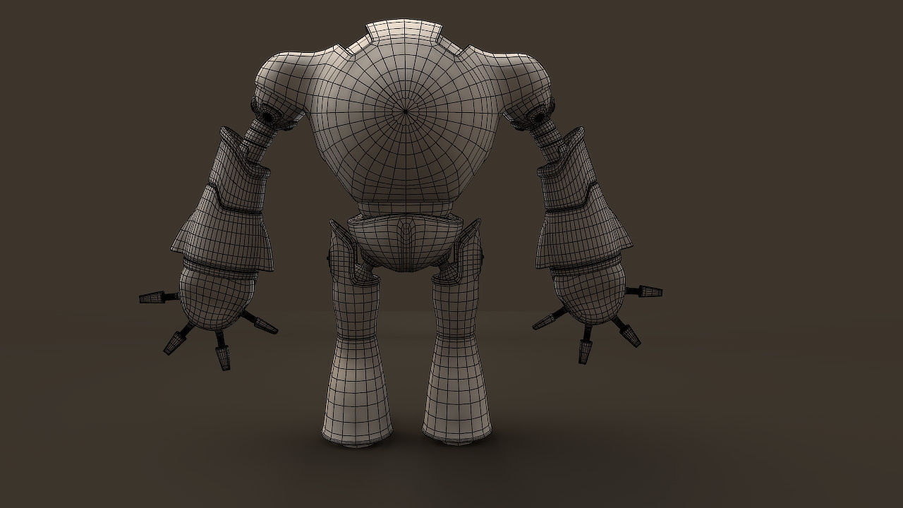 robot for games 3D model_6