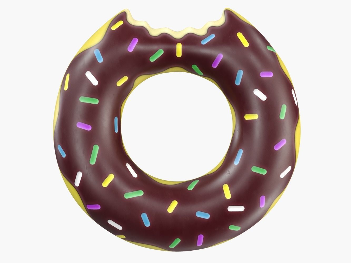 Donut Pool Float PBR 3D model_1