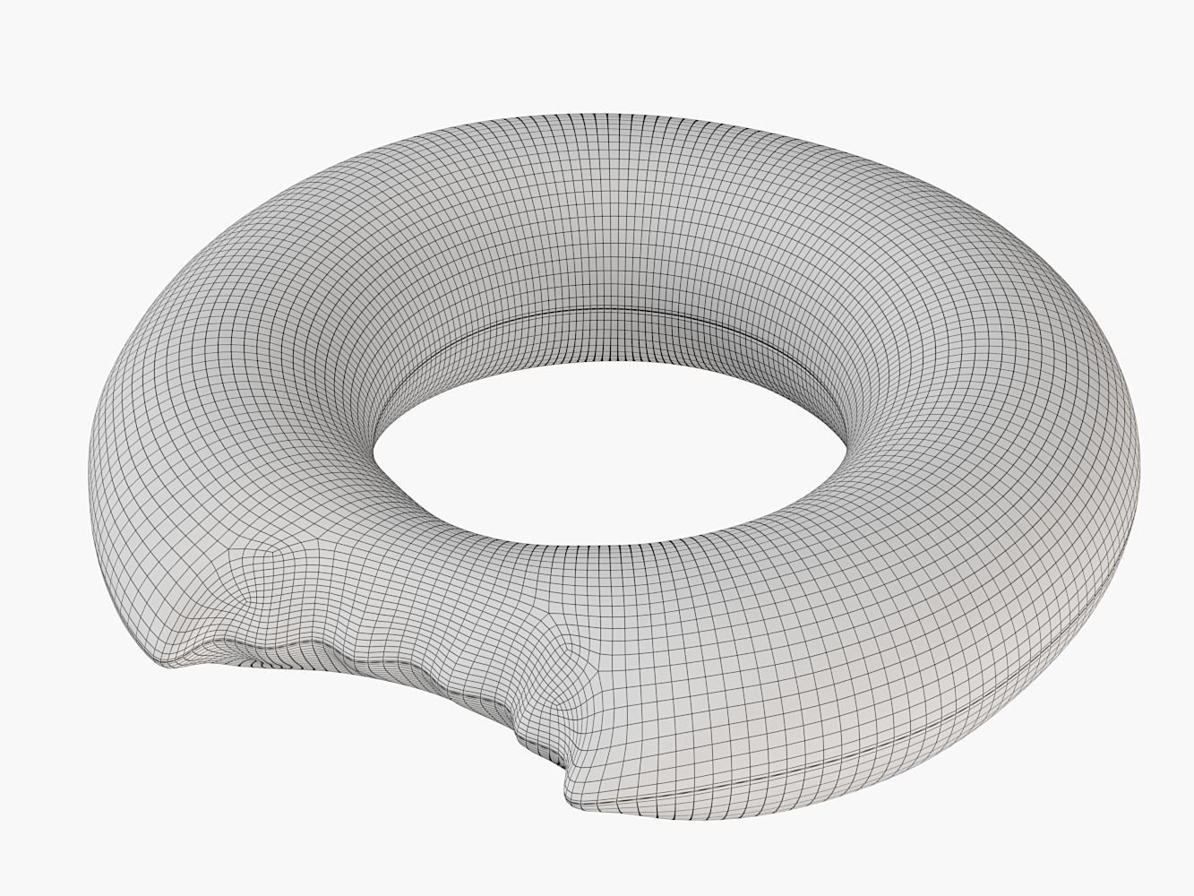 Donut Pool Float PBR 3D model_11