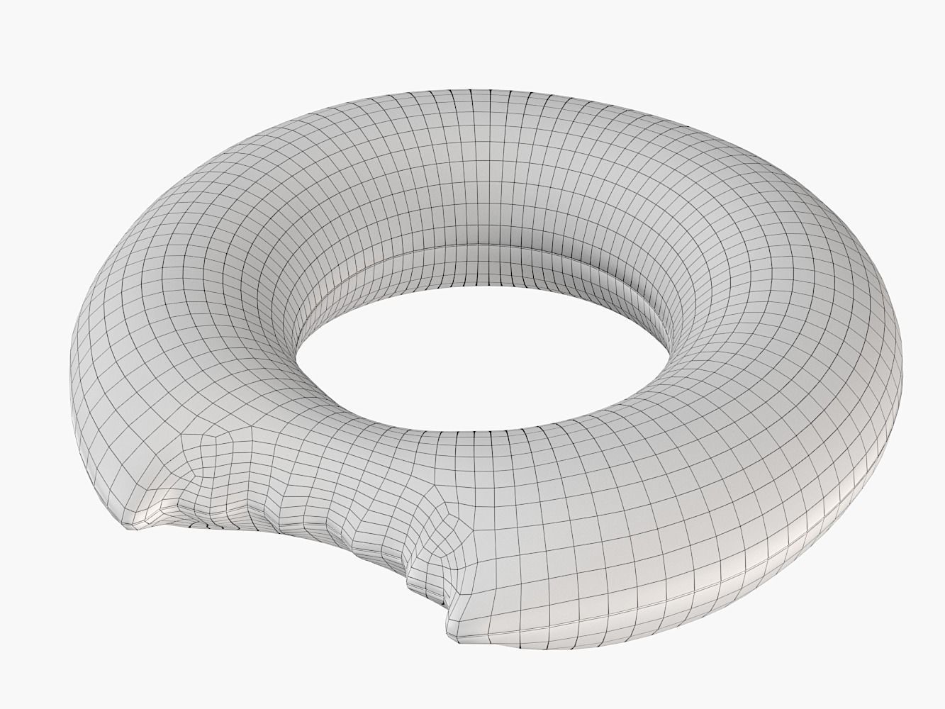 Donut Pool Float PBR 3D model_10