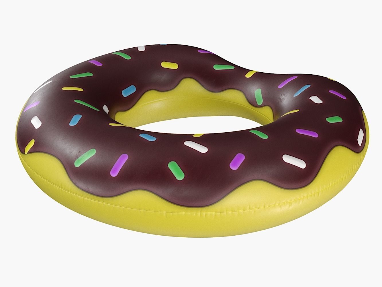 Donut Pool Float PBR 3D model_7