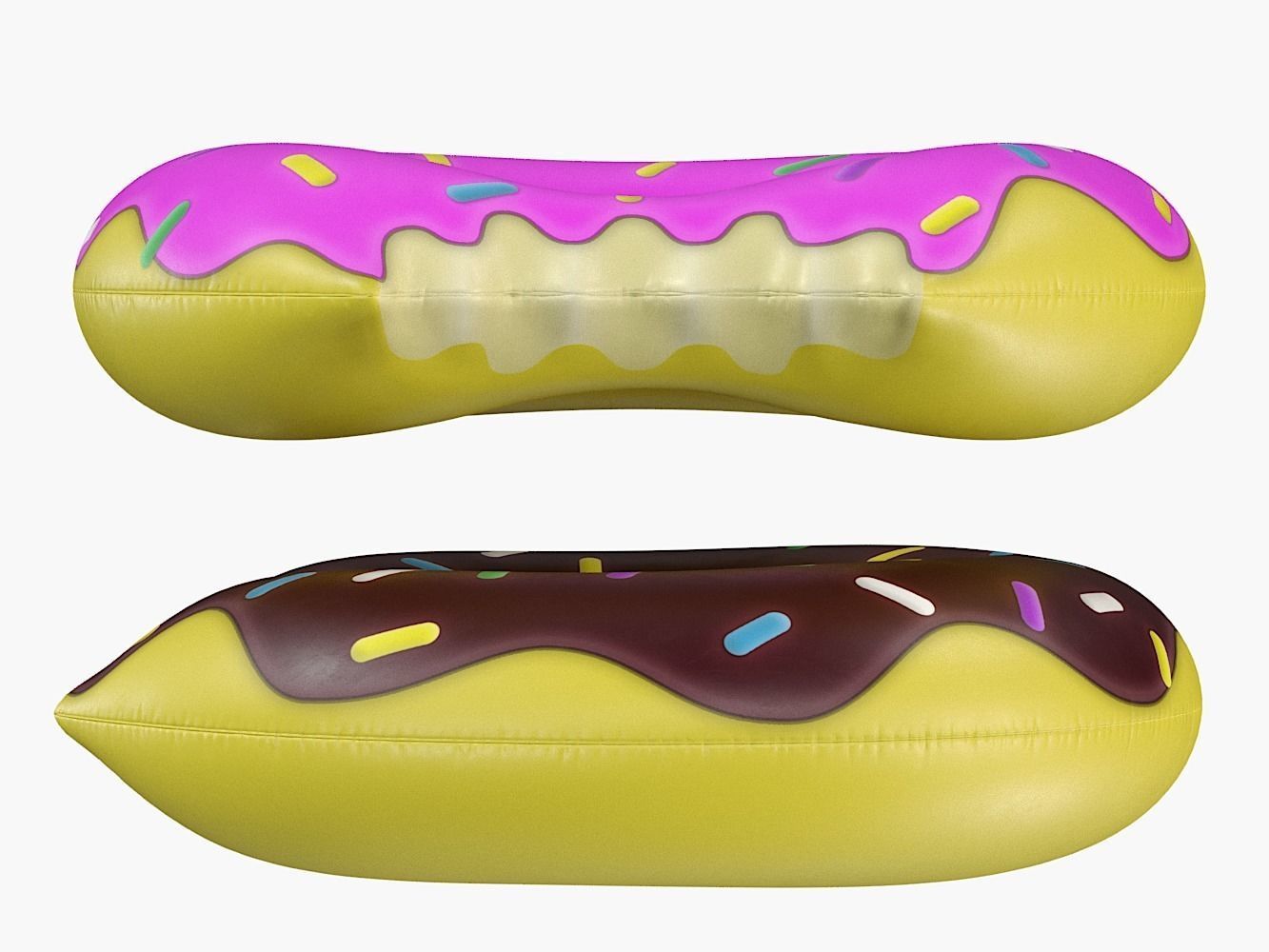 Donut Pool Float PBR 3D model_6