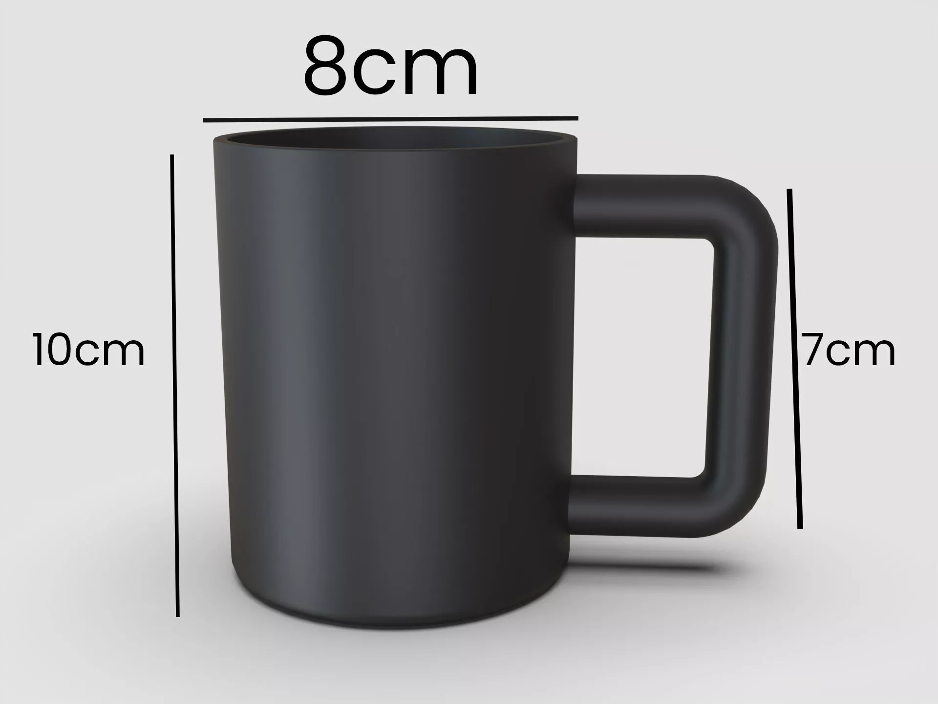 Mug 3d printable 3D print model