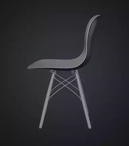 Nordic Chair 3D model 4