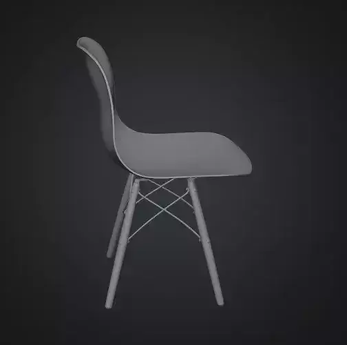 Nordic Chair 3D model 6