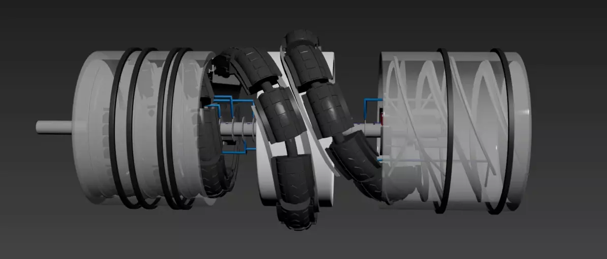 Automatic Tyre Changing Mechanism While Driving Fully Explained 3D model