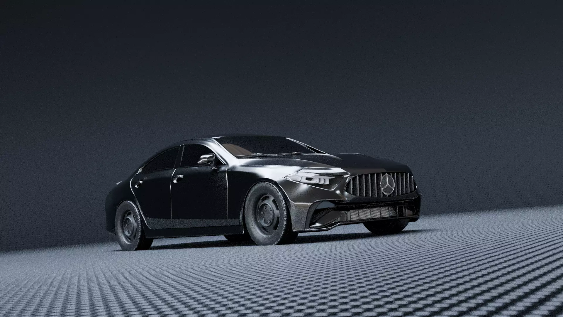 CAR - Mercedes-Benz CLS 53 Free low-poly 3D model