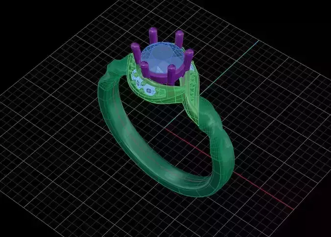 New Diamond model 3D print model