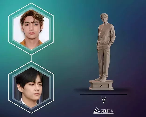 V BTS FullBody Sculpture