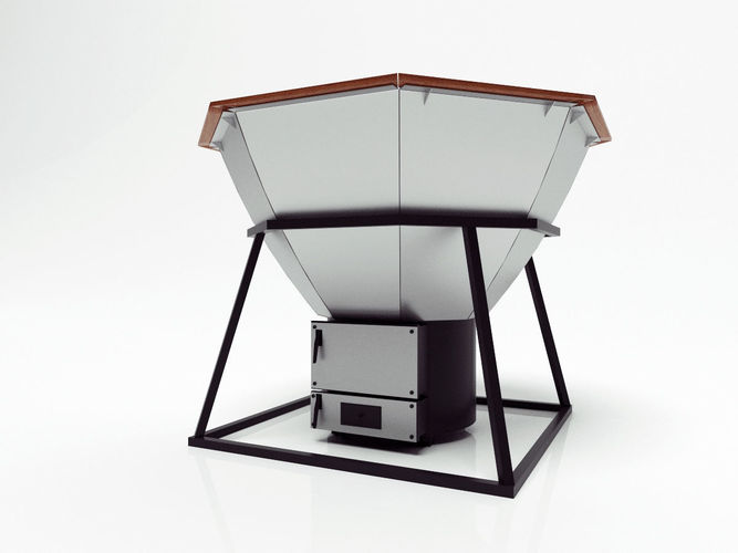 Metall baptistery - Bath 3D model