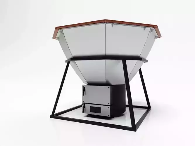 Metall baptistery - Bath 3D model