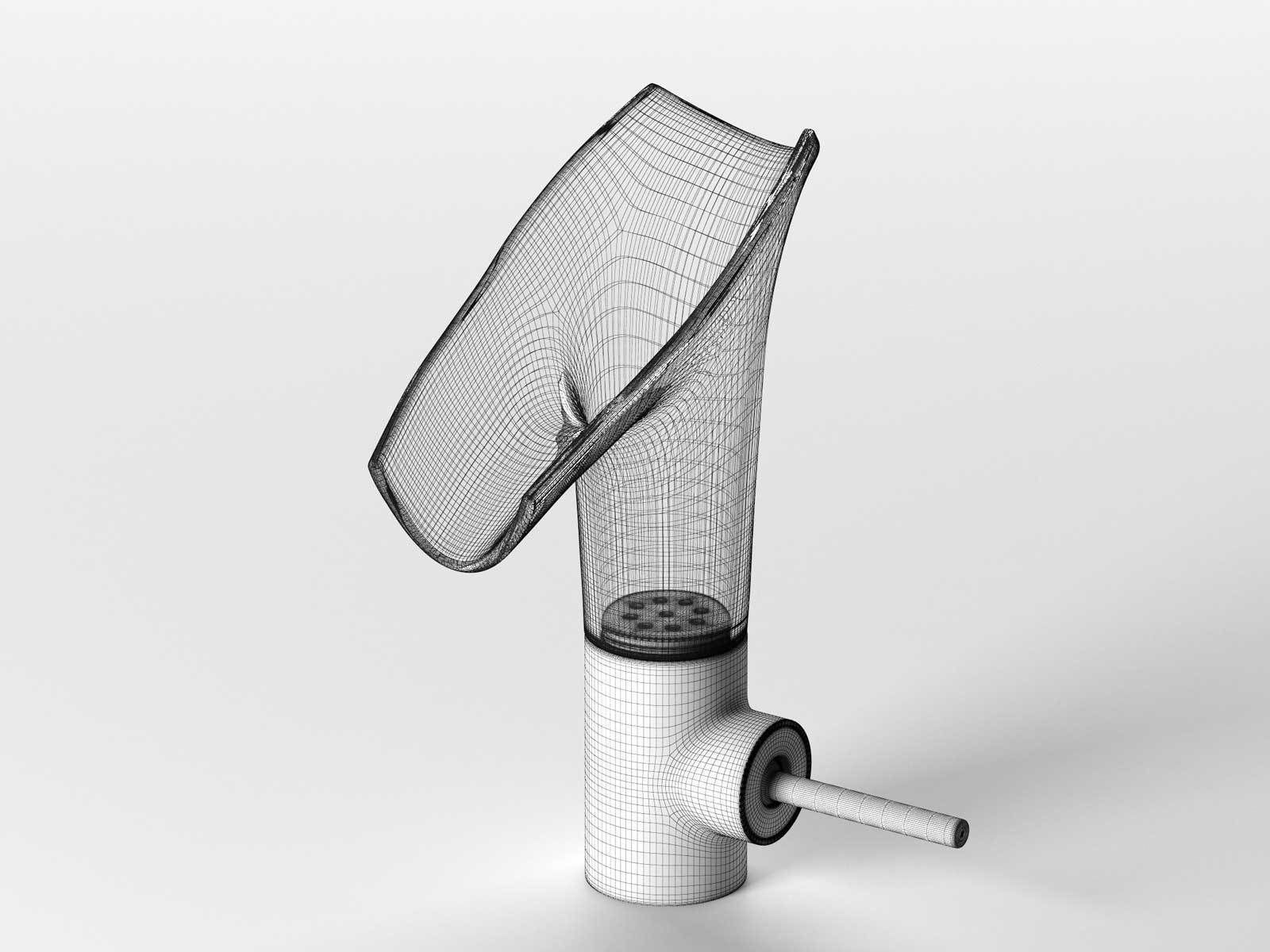 Axor Starck V Tap 3D model_1