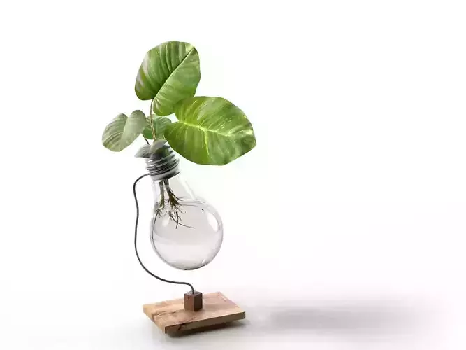 Beta Upcycled Lightbulb Vase