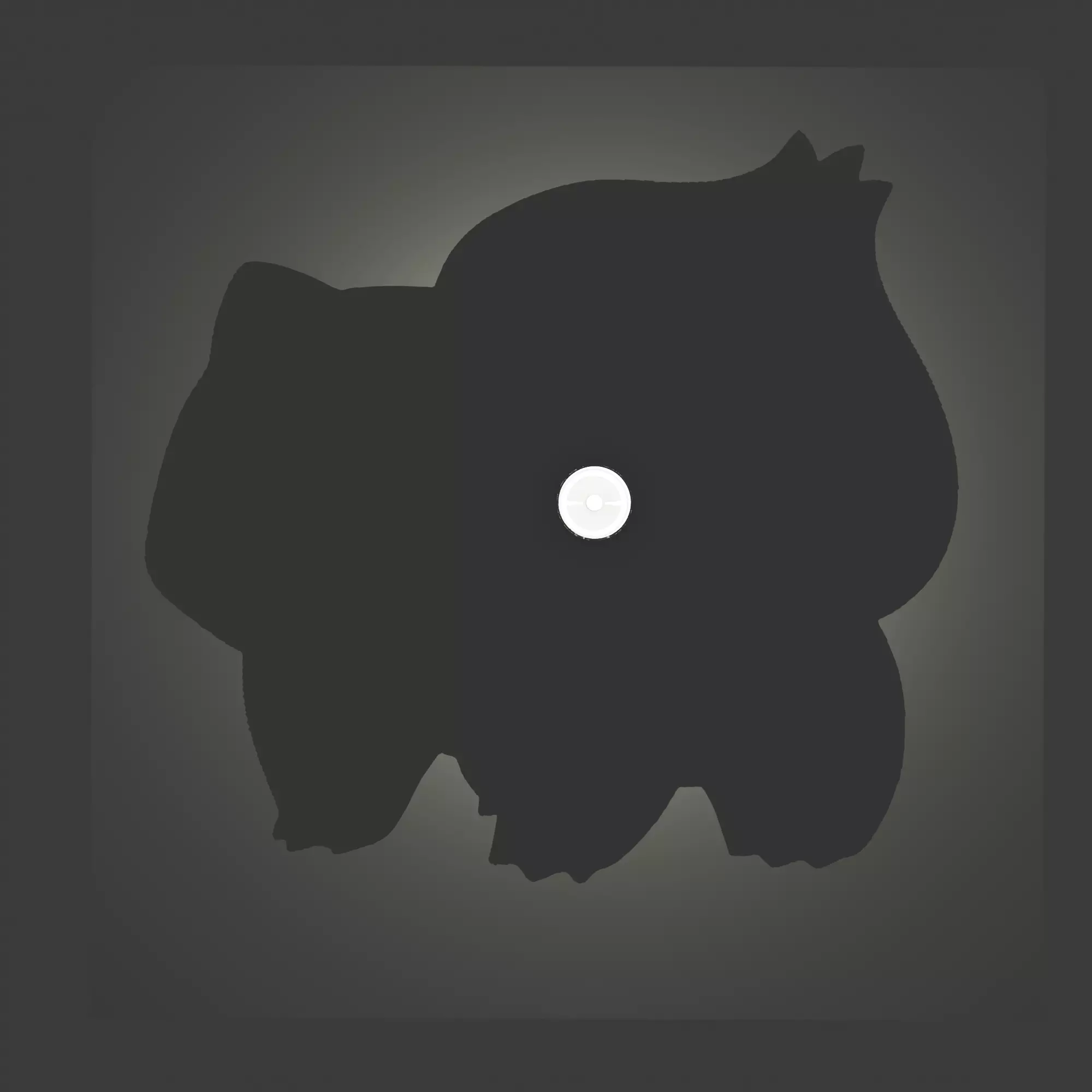 Bulbasaur Shadow Lamp 3D print model