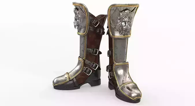 Armor Boot 3D model