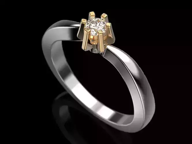 Engagement Ring Free 3D print model