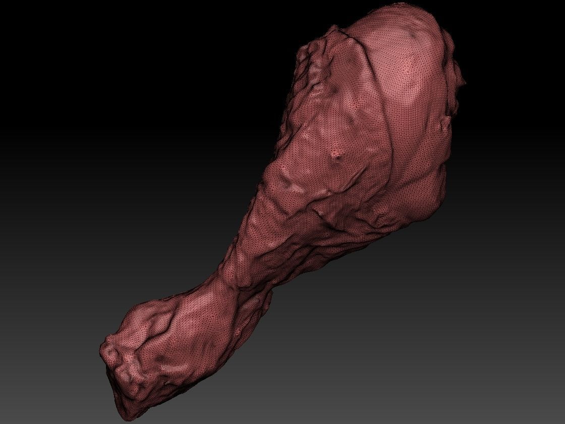Chicken Drumstick 3D model_6