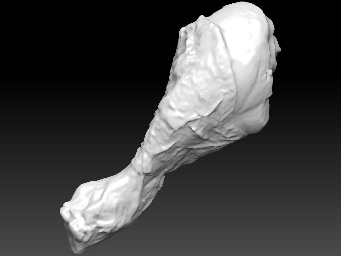 Chicken Drumstick 3D model_4
