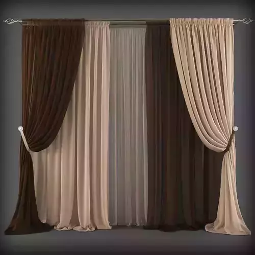 Curtain 3D model 277