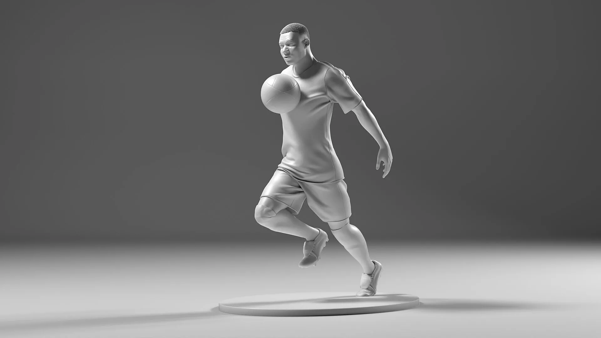 Footballer 05 ChestTrap 01 3D print model