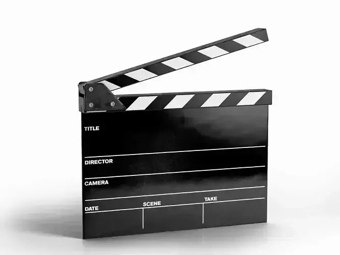 Clapperboard clapper board 3D model