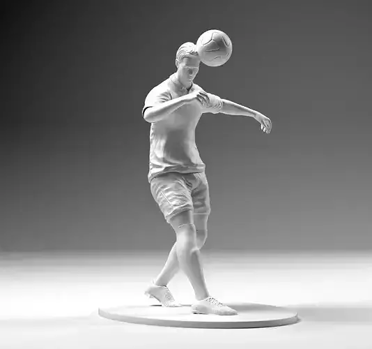 Footballer 02 Headstrike 02 Stl