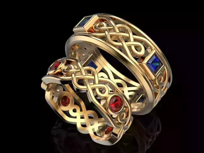 Wedding Ring 3D print model