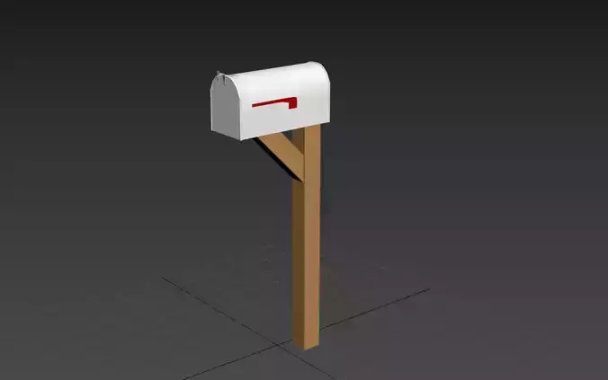 Mailbox Free low-poly 3D model